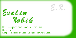 evelin nobik business card